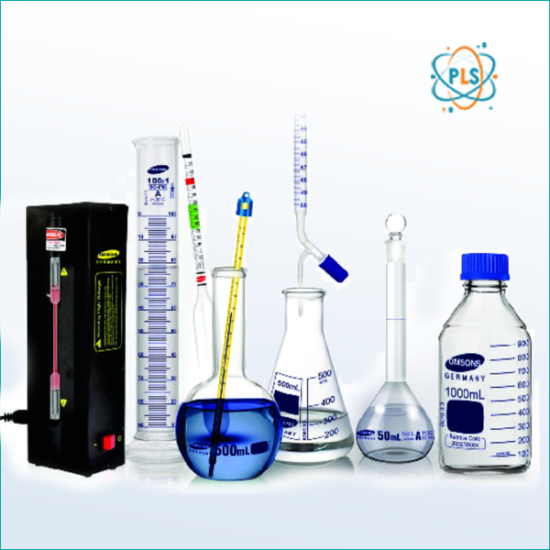 Volumetric Flask Amber Class A DIN ISO Pearl Laboratory Supplies LLC